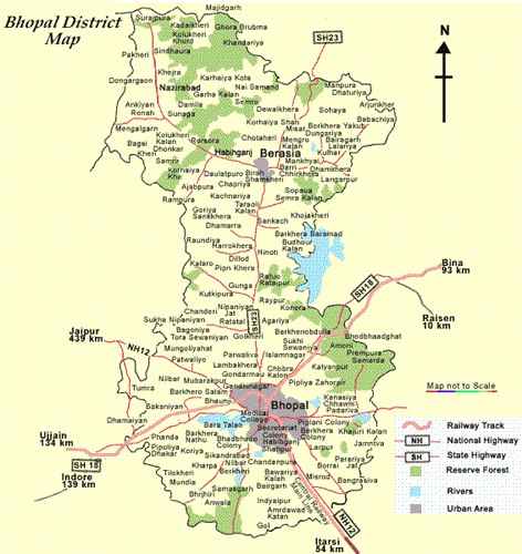 Map of Bhopal