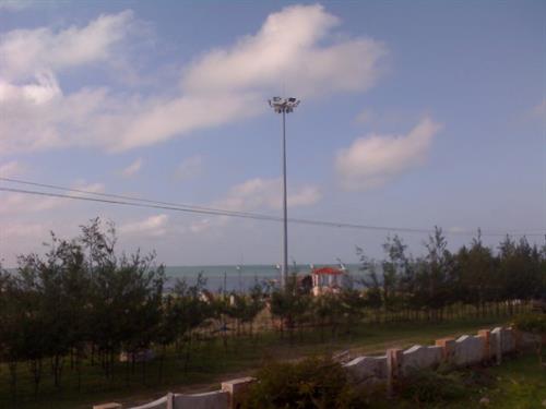 View of the sea from Mandarmani Beach resort