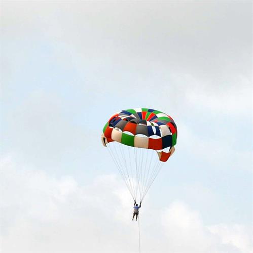 Parasailing at Mandarmani Beach