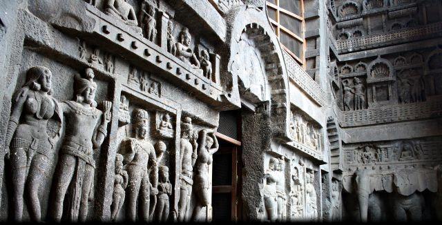 Carving in Karla caves