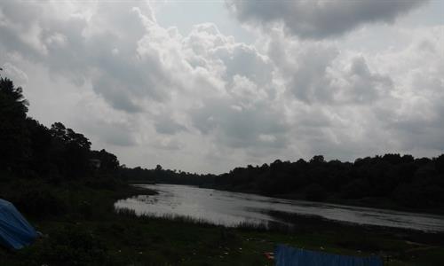 Viewing Pampa from Aranmula
