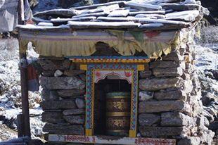 Tibetan prayer wheels