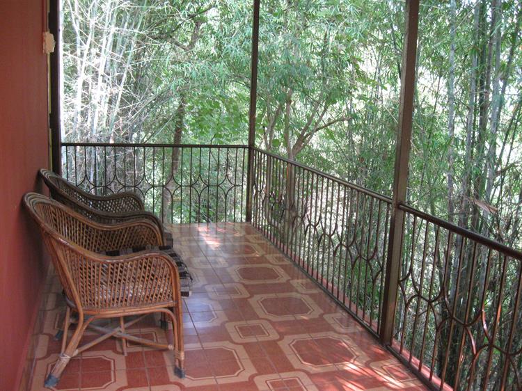 The attached balcony