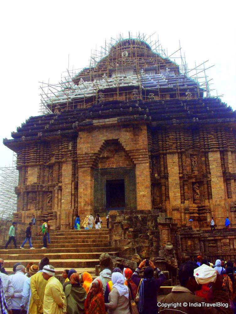 A view of Konarak, the sun temple