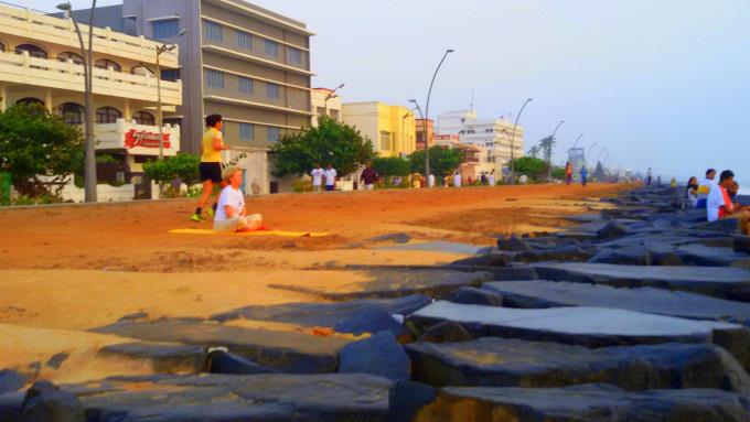 Promenade Beach at 5 am
