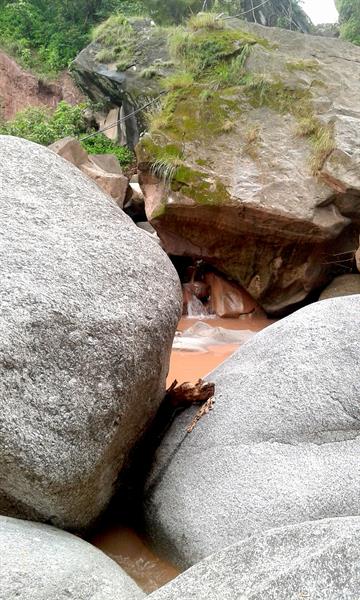 The waterfall