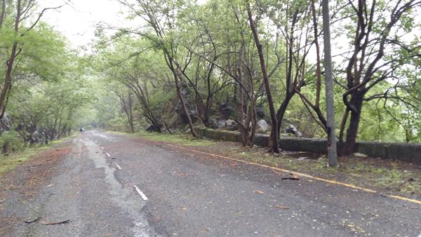 Monsoon view of the Kharghar hills