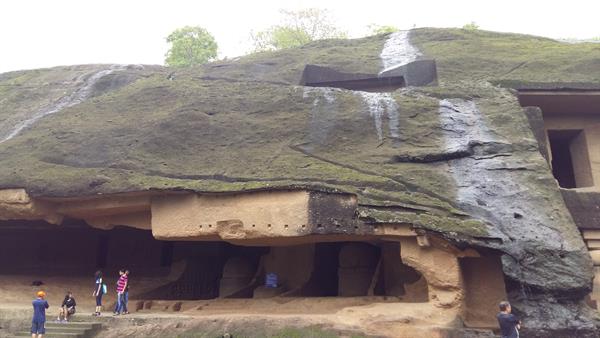 Inside the Kanheri caves