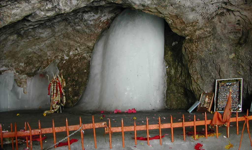 Ice Lingam at Amarnath Cave