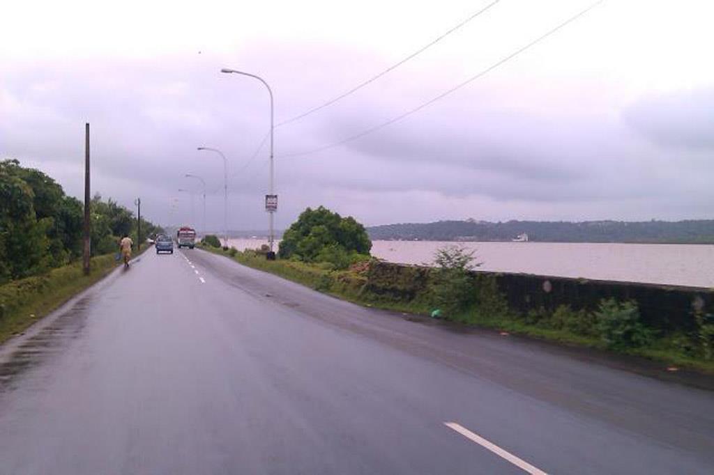 Perfect Road for Bike Ride in Goa
