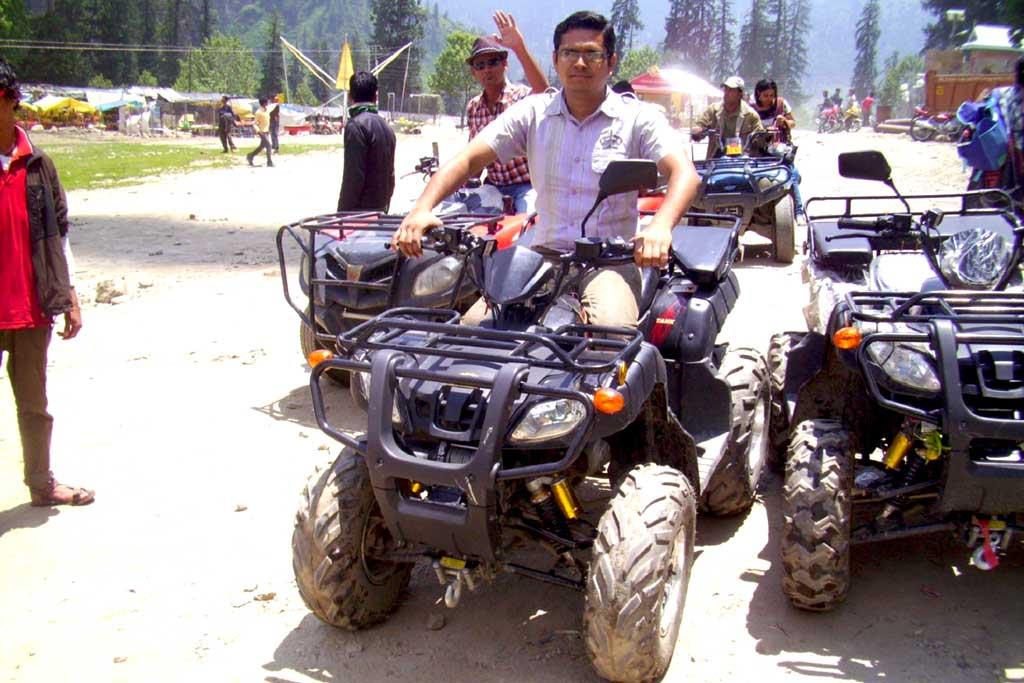 adventure sports experience in solang valley