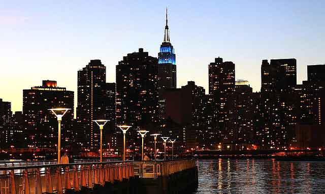 New Year eve celebration New York
